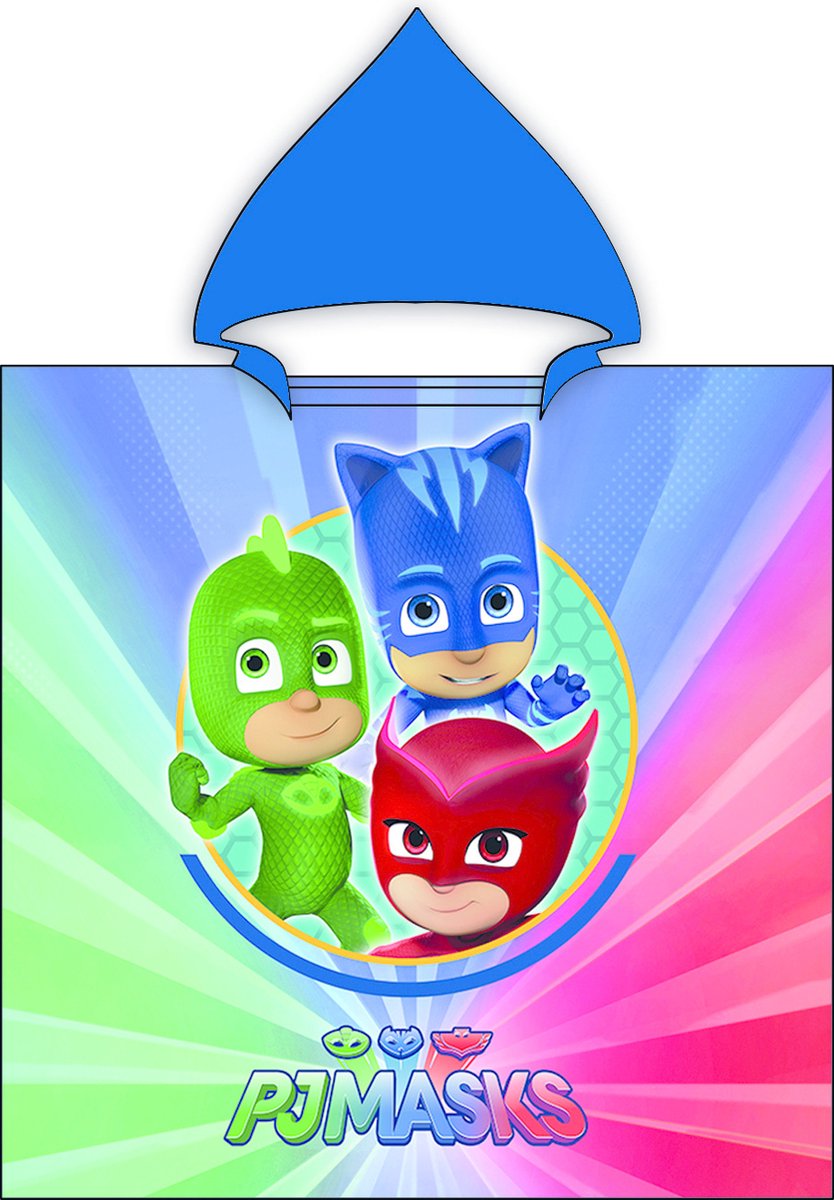 PJ Masks Polyester Poncho - 55 x 110 cm - Multi