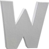 Letter wit W 12 cm