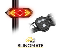Blinqmate - Richtingaanwijzer voor op fiets - IPX6 Waterdicht - Lange accuduur
