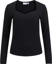 Vila VI VIBLUEY L/S TOP /RX Dames Black - maat XS