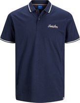 Jack & Jones Poloshirt Orton Navy (Maat: 4XL)
