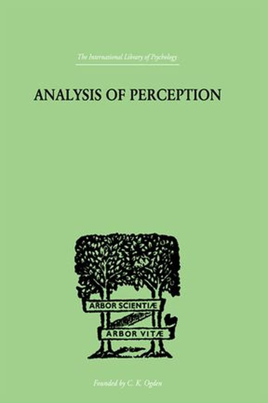 Analysis Of Perception - cover