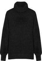 Knit turtleneck sweater black