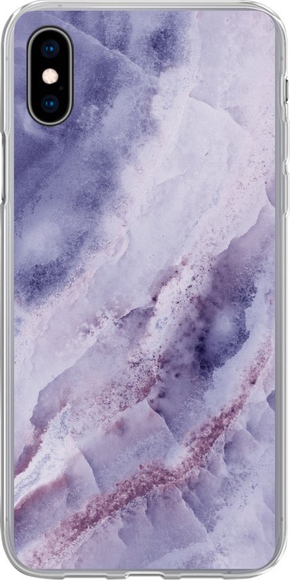 Coque iPhone Xs - Minérale - Gemme - Chic - Siliconen