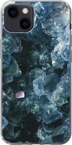 Geschikt voor iPhone 13 hoesje - Edelstenen en mineralen - Kristal - Natuursteen - Siliconen Telefoonhoesje