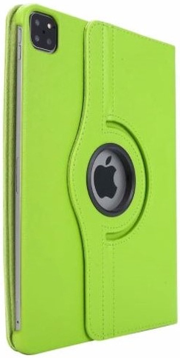 Luxe tablet hoes - geschikt voor Ipad Pro 4e en 5e generatie - 12.9 inch - 360 graden draaibare bookcase - Groen