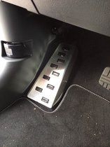 Mitsubishi Outlander 3 PHEV voetsteun links rvs roest vrijstaal ter bescherming vloertapijt pasvorm