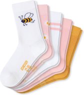 Schiesser Biene 5 Pack Meisjes Sokken - Maat 31/34