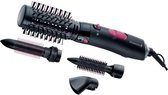 Remington Volume & Curl AS7051 heteluchtstyler, incl. 50 mm thermische ronde borstel, 30 mm en 21 mm ronde opzetborstel, stylingmondstuk, zwart