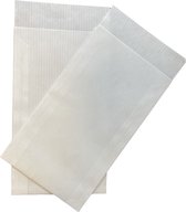 Witte Cadeauzakjes kraftpapier 7x13cm per 200st