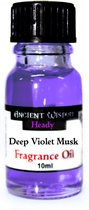 Geurolie voor Aroma Diffuser - Diep Violette Musk - 10ml - Aroma Olie - Huisparfum - Geurverspreider - Geuroliën
