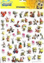 Merkloos - Stickervel - 50 stuks Sponge Bob
