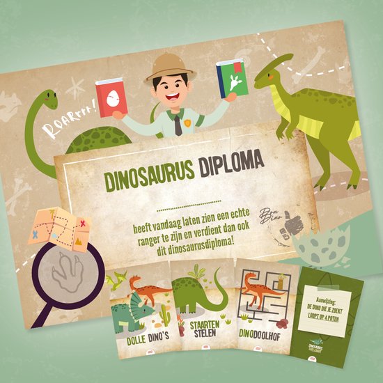 Dinosaurus Inpakpapier voor kinderen, jongens en meisjes Dinosaurus Inpakpapier voor kinderen, jongens en meisjes