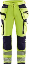 Blaklader High Vis werkbroek met 4-weg stretch 1997-1642 - High Vis Geel/Marineblauw - C44