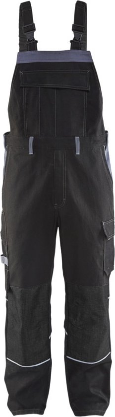 Blåkläder 2861-1516 Pantalon à bretelles ignifuge Zwart/ Grijs taille D128