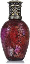 Ashleigh & Burwood Geurlamp Antique Rose 14 X 21 Cm Glas Rood