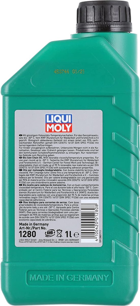 Liqui Moly 1280 Kettingzaagolie van LIQUI MOLY — afbeelding 3