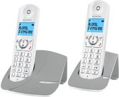 VERPAKKINGSSCHADE - Alcatel F380 - Duo - Twinset - Dect Telefoon - 2 Handsets - Wit