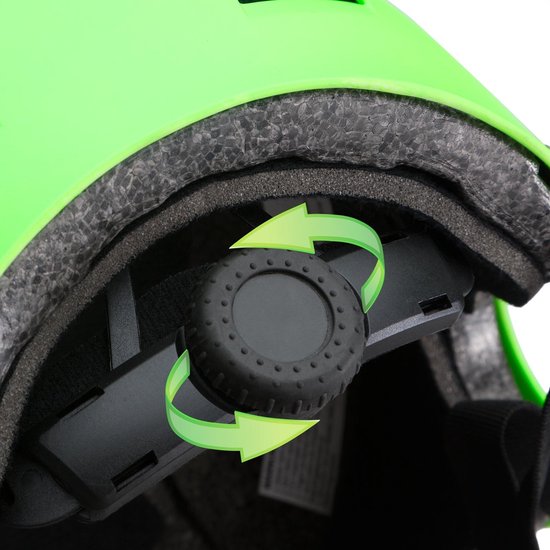 Deuba Skate Helm – Voor Kind van 3 tot 13 jaar – Maat M Neon Groen - deuba