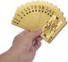 Afbeelding van het spelletje Waterdichte kaarten - Luxe kaartspel - Speelkaarten - Pokerkaarten - Drankspel kaarten - Goud