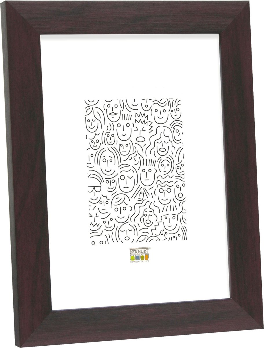 Deknudt Frames Fotolijst - Mahoniebruin - S41VH4 - Voor foto: 18x24 cm