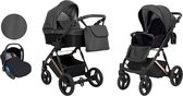 Born Lucky Kinderwagen 3 In 1 Lazzio Premium Zwart