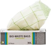 Sac poubelle Biodégradable - 30 litres - 50x57 cm - 10 pièces