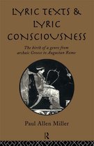 Lyric Texts and Lyric Consciousness