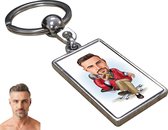 Big Boss Karikatuur  - Gepersonaliseerde Karikatuur Sleutelhanger met Jouw Foto - Cadeau - Verjaardag - Kerst - Kado - Valentijn - Vaderdag - Vaderdag cadeautje - Vaderdag cadeau v