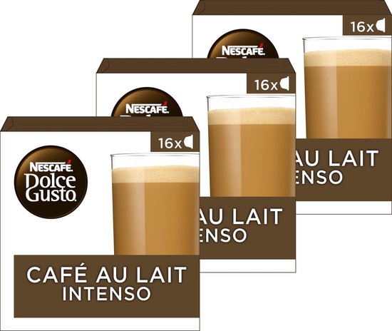 Dolce Gusto® Café au Lait Intenso 16 capsules - 9 x 16 pièces | bol.com