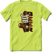 Bier Tap T-Shirt | Bier Kleding | Feest | Drank | Grappig Verjaardag Cadeau | - Groen - 3XL