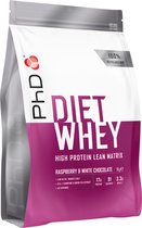 PhD Diet Whey - Proteine Poeder / Eiwitshake - Dieetshake - Witte Chocolade/Framboos