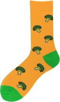JustSockIt Broccoli sokken - Sokken - Leuke sokken - Vrolijke sokken - Broccoli sokken - Food sokken