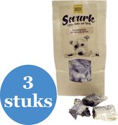 Snurk Gedroogde Zalmhuidbites Hondensnack - 3 x 50 g