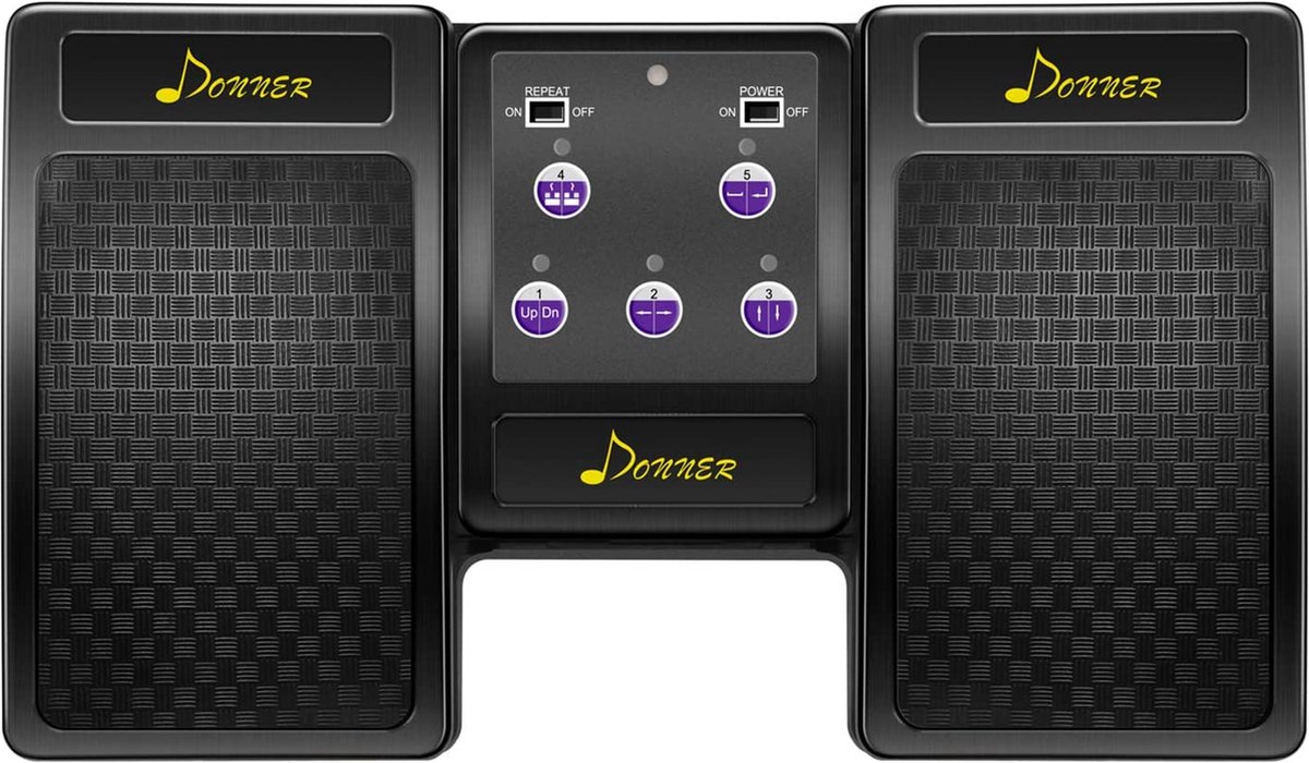 Donner- Page Turner - Bluetooth - Mains libres Page Turn Pedal - Pédale -  Rechargeable... | bol