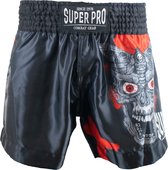 Super Pro Combat Gear Thai Short SKULL Small