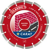 Carat CAC1253000 Diamantzaagblad voor droogzagen - 125 x 22,23mm - Asfalt