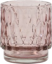 Theelicht - Grace - Light & Living - Glas oud roze 7730461
