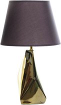 Tafellamp Glam Abstract – Grijs – Goud – H50 cm