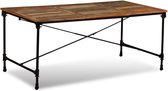 Decoways - Eettafel 180 cm massief gerecycled hout