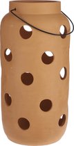 Mica Decorations Arena Lantaarn - H50 x Ø25 cm - Terracotta