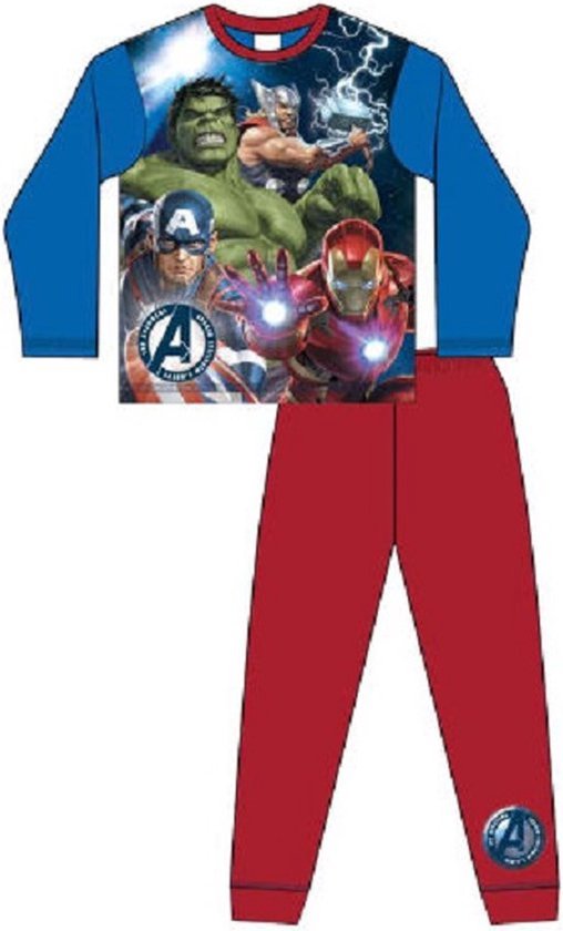 Avengers pyjama - maat 116 - Marvel Avenger pyama - rood / blauw