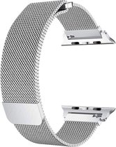 Technow Milanees Magnetic loop geschikt voor Garmin Venu 2 Plus Bandje - Zilver