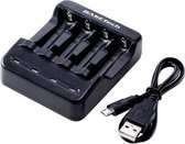 Basetech BTL-4B Batterijlader NiMH, NiCd AA (penlite), AAA (potlood)