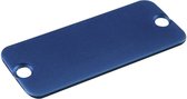 Hammond Electronics 1455LALBU-10 Eindplaat Aluminium Blauw 1 stuk(s)