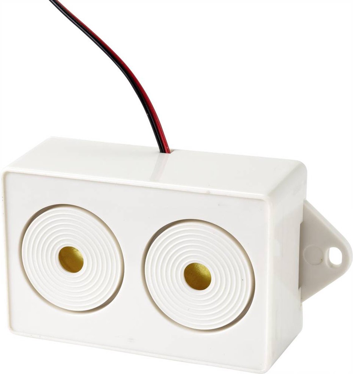 TRU COMPONENTS TC-9202104 Piezo-Signalgeber – 105 DB, 12 V DC, Sirenen-Sound, Für Alarm- & Signalanwendungen, 1 Stück
