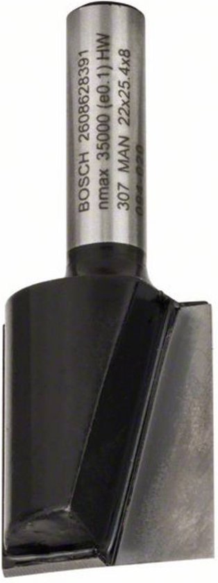 Bosch - Vingerfrezen 8 mm, D1 22 mm, L 25 mm, G 56 mm - Bosch