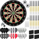 Dragon Darts Deluxe Classic – Dartbord – Set van 12 dartpijlen – Dart flights – Dart shafts