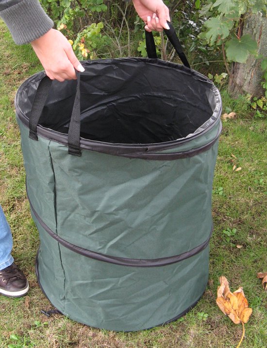 CON:P Tuin afvalzak - Pop up tuin afval zak - 62 Liter - Ronde afvalzak om tuin op te ruimen - Herbruikbaar van CON:P — afbeelding 2