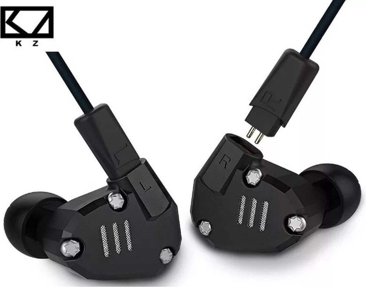 KZ ZS6 Hybrid IEM Inear Monitor HiRes inear oortjes studio kwaliteit